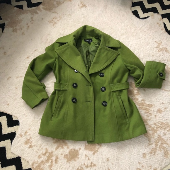 Apt. 9 Jackets & Blazers - Apt 9 Green Pea Coat
